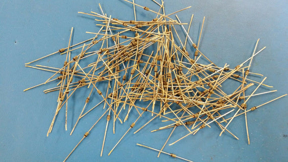(100 PCS) 1N4740A ITT Diode Zener Single 10V 5% 1W 2-Pin DO-41
