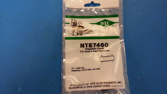 NTE7460, ECG7460, SK7460, Integrated Circuit, TTL-Dual 4-Input Expander