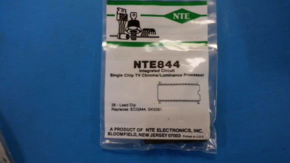 (1 PC) NTE844, ECG844, SK9381, IC, Single Chip TV Chroma/Luminance Processor