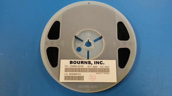 (25 PCS) CD0603-S0180 BOURNS Diode Small Signal Switching 90V 0.1A 2-Pin