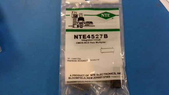 (1 PC) NTE4527B, ECG4527B, SK4527B, IC, CMOS-BCD Rate Multiplier