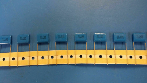 (10 PCS) 1.0 MFD  250VDC 10% RADIAL METALLIZED POLYESTER TECATE 9114-250/105K