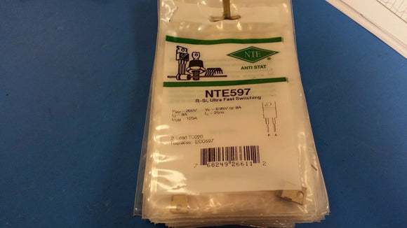 (1 PC) NTE597, ECG597, Silicon Rectifier, Ultra Fast Switching
