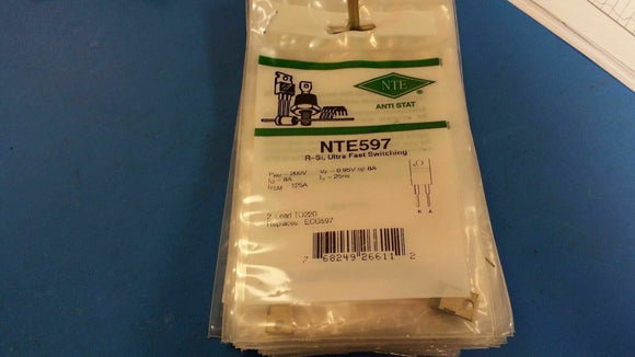 (1 PC) NTE597, ECG597, Silicon Rectifier, Ultra Fast Switching