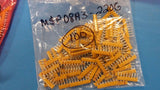 (10) MSP08A03220RG DALE Resistor Networks & Arrays 220ohms 8pin 2% SIP Isolated