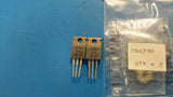 (2 PCS) 2N6290 RCA TRANS NPN 50V 7A TO-220