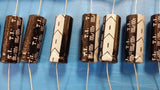 (5 PCS) 100uF, 100V, 20%, Axial, 10x25mm Aluminum Electrolytic Capacitor, Tecate