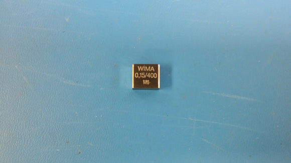 (25 PCS) 0.15uF 400V 10% METALIZED POLYESTER SMD CAP 12.7X11.5X6.5 BY WIMA