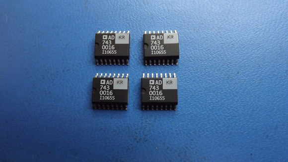 (1PC) AD743KR OP-AMP, 500 uV OFFSET-MAX, 4.5 MHz BAND WIDTH +/-18  16PSOIC