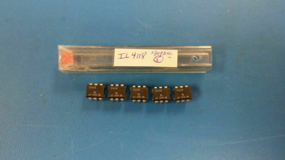 (1PC) IL4118 1 CHANNEL TRIAC OUTPUT WITH ZERO CRSVR OPTOCOUPLER 6-DIP