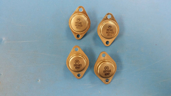 (2 PCS) IRF441 MOTOROLA SEMI. 450 V, N-channel power MOSFET POWER TRANSISTOR