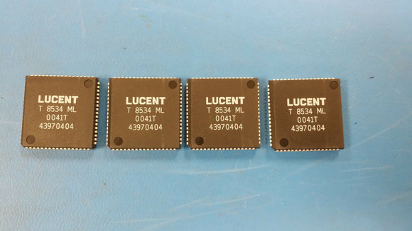 (1 PC) T8534ML LUCENT Quad Programmable Line Card Signal Processor 68PIN PLCC