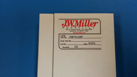 (10 PCS) 70F912AF JW MILLER Fixed Inductors 91 000uH 5%, Obsolete