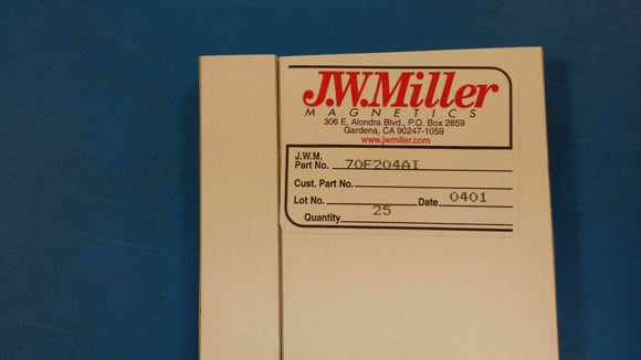(10 PCS) 70F204AI JW MILLER RF Fixed Inductors 200uH 5%, Obsolete