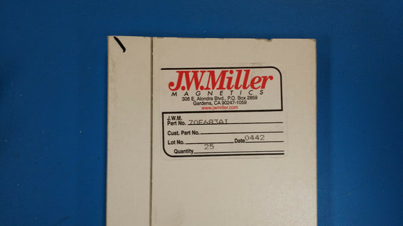 (10 PCS) 70F683AI JW MILLER RF Fixed Inductors 6800uH 5%, Obsolete
