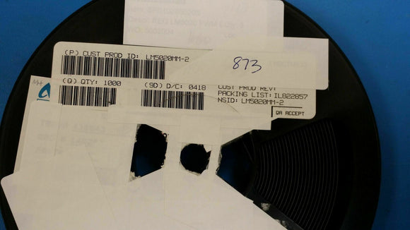 (10 PCS) LM5020MM-2 NSC Current Mode PWM Controller -0.3V to 7V 1A 10-Pin VSSOP