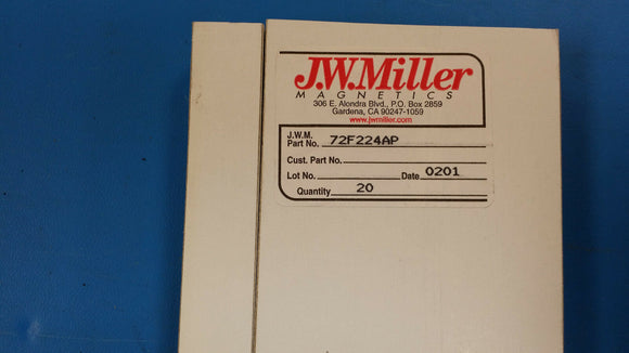 (5 PCS) 72F224AP JW MILLER RF FIXED INDUCTOR 220uH 5% AXIAL LEAD