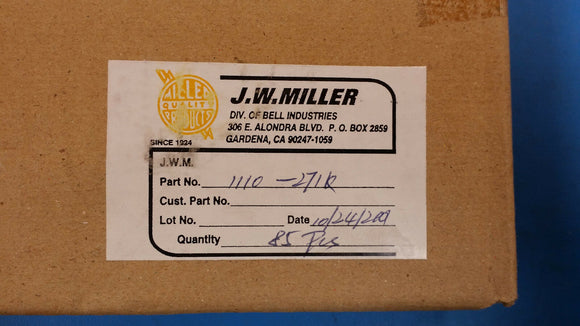 (5 PCS) 1110-271K JW MILLER RF Fixed Inductors 270uH 10%, Obsolete