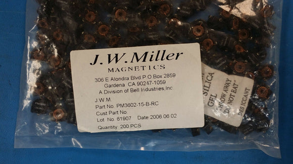 (10 PCS) PM3602-15-RC JW MILLER 2 ELEMENT 15uH GENERAL PURPOSE INDUCTOR SMD