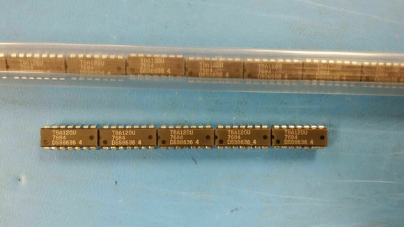 (10 PCS) TBA120U PHILIPS FM, AUDIO DEMODULATOR, PDIP 14 PIN