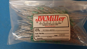 (10 PCS) 9250-822 JW MILLER RF Fixed Inductors 8.2uH 10%, Obsolete