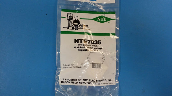 (1 PC) NTE7035  NTE TRIPLE OUTPUT, FIXED POSITIVE REGULATOR, PSMA8