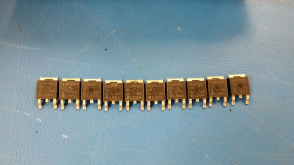 (10 PCS) SUD45P03-10 SILICONIX Trans MOSFET P-CH 30V 15A 3-Pin(2+Tab) DPAK