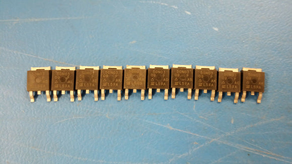 (10 PCS) SUD50N03-09P SILICONIX Trans MOSFET N-CH 30V 63A 3-Pin(2+Tab) DPAK
