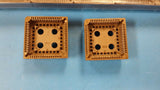 (5 PCS) PCS-068A-1 AUGAT 68 PIN PLCC IC SOCKET THROUGH HOLE