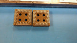 (5 PCS) PCS-068A-1 AUGAT 68 PIN PLCC IC SOCKET THROUGH HOLE