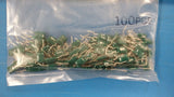 (100 PCS) .01uF 50V 5% POLYESTER FILM CAPACITOR RADIAL MATSUO 503N5002-103J