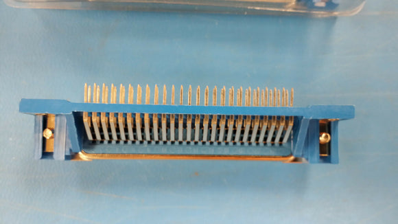 (1 PC) 37-92500-12 D-Sub Micro-D Connectors 50P PCB MINI RIBBON R/A SOCKET BLUE