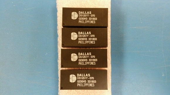 (1 PC) DS1251Y-70 DALLAS Real Time Clock Phantom Clock/Parallel 512KByte 32 EDIP