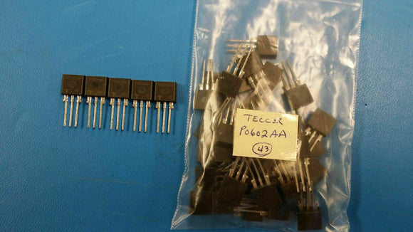 (2 PCS) P0602AA TECCOR Thyristor Surge Protection Devices 50V 20A 3-Pin TO-220