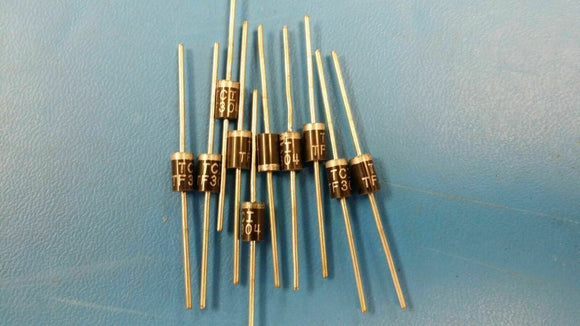 (10 PCS) TF304 TAITRON 3.0A Fast Recovery Rectifier DO-201AD
