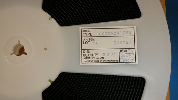 (200 PCS) PQ033EZ01ZPH SHARP LDO Regulator Pos 3.3V 1A 6-Pin(5+Tab) SC-63