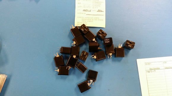 (5 PCS) MZ73-14 14 Ohm AC 220V 3 Pin Black Degaussing Resistor CRT