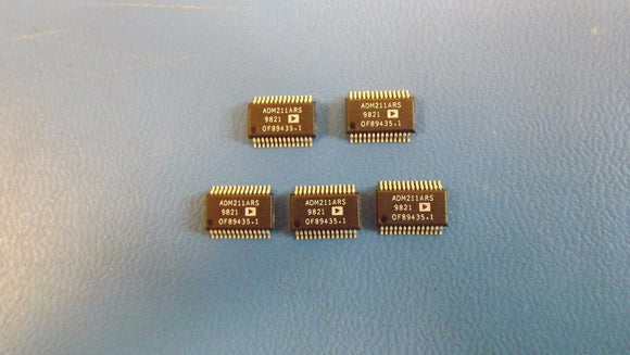 (5PCS) ADM211ARS Quad Transmitter Quint Receiver RS-232 28-Pin SSOP