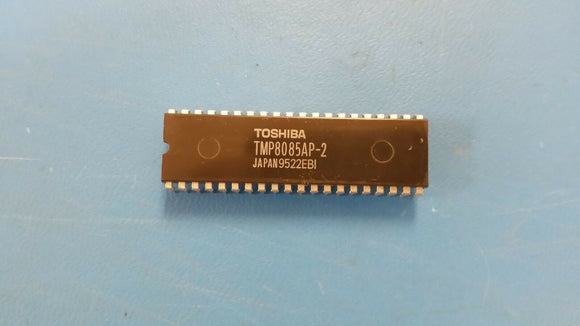 (2 PCS) TMP8085AP-2 TOSHIBA 8-BIT, 5MHz, MICROPROCESSOR, PDIP40