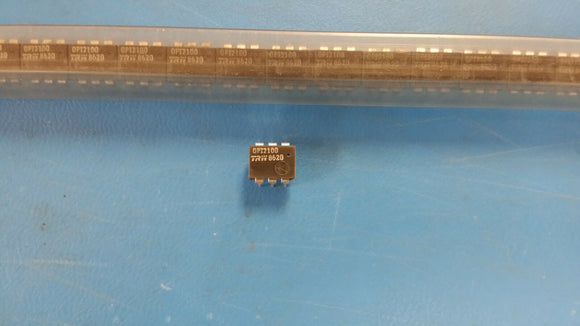 (2 PCS) OPI2100 TRW  NPN-OUTPUT DC-INPUT OPTOCOUPLER,1-CHANNEL,4KV ISOLATION,DIP