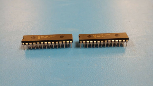 (2) PIC16C73B-20/SP MICROCHIP MCU 8-bit PIC16 PIC RISC 7KB EPROM 5V 28-Pin SPDIP
