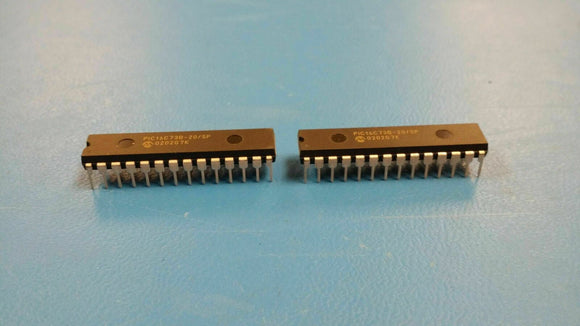 (1) PIC16C73B-20/SP MICROCHIP MCU 8-bit PIC16 PIC RISC 7KB EPROM 5V 28-Pin SPDIP