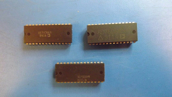 (3PCS) AD7506KN ANALOG DEVICES 16-CHANNEL, SGL ENDED MULTIPLEXER, PDIP28