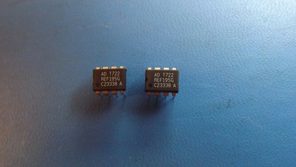 (2PCS) REF195GP ANALOG DEVICES 1-OUTPUT THREE TERM VOLTAGE REFERENCE, 5V, PDIP8