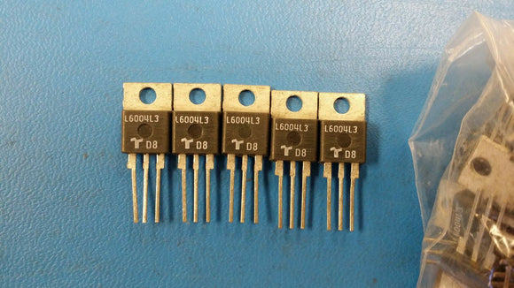 (10 PCS) L6004L3 TECCOR Thyristor TRIAC 600V 4A 3-Pin(3+Tab) TO-220AB Isolated