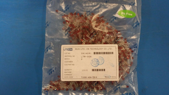 (1000 PCS) LTR-306 LITE-ON Phototransistor Chip 2-Pin