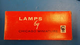 (BOX OF 10) CHICAGO MINIATURE 1034 Bayonet Lamp