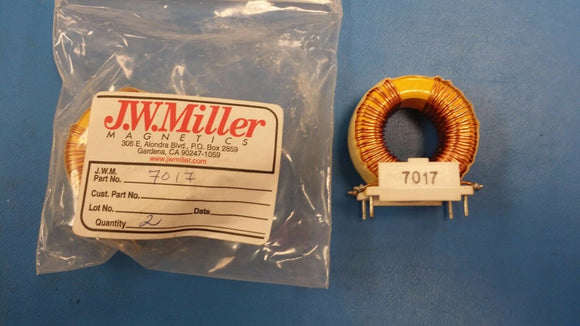 (1 PC) 7017 JW MILLER Fixed Inductors 125uH 15%