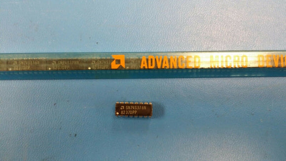 (1 PC) SN74S378N AMD IC,FLIP-FLOP,HEX,D TYPE,S-TTL,DIP,16PIN,PLASTIC