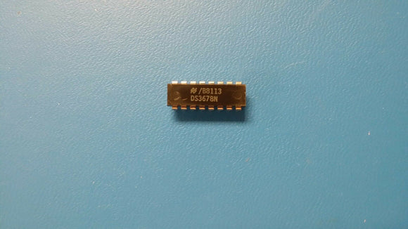 (1 PC) DS3678N NSC QUAD 2 LINE TO 1 LINE MULTIPLEXER, INVERTED OUTPUT, PDIP16